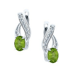 Серьги из серебра Русский СтилЬ 16233802