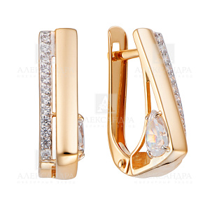 Серьги из золота кл3644а-01