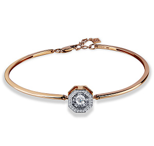 Браслет жесткий с бриллиантом grigoriev 09-11-5628-31-00