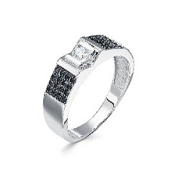 Кольцо с бриллиантом ЛЕТО 548-1204