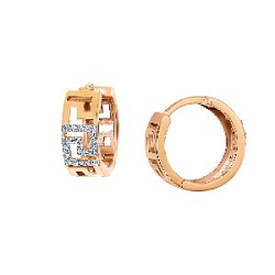 Серьги из золота РОСТЗОЛОТО 3131