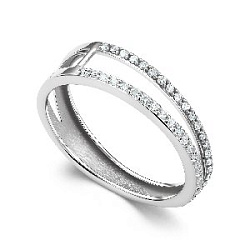 Кольцо с бриллиантом АЛЬКОР 16267-200