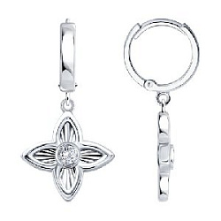 Серьги из серебра SOKOLOV 94027338
