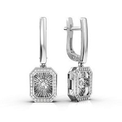 Серьги с бриллиантом grigoriev 02-12-5629-31-00-1