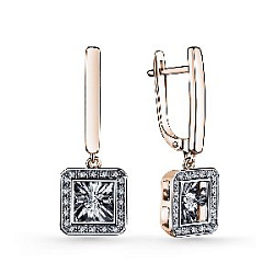 Серьги с бриллиантом grigoriev 02-11-5890-31-00-1