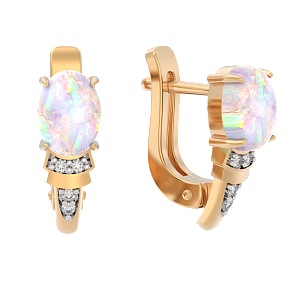 Серьги из золота АРИНА 1023682-11130-O