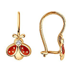Серьги детские из золота SOKOLOV 028934