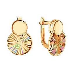 Серьги из золота KARATOV Т10062Г952