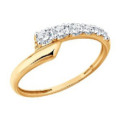 Кольцо из золота SOKOLOV 51-110-01382-1