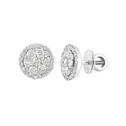 Серьги пуссеты с бриллиантом ГАЛЕРЕЯ ЭКСКЛЮЗИВА 4570302