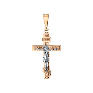 Подвеска крест из золота АЛЕКСАНДРА Кр240-01