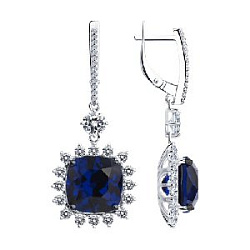 Серьги из серебра SOKOLOV 94025884