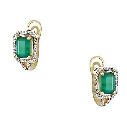 Серьги с бриллиантом SARGON E2157-2010