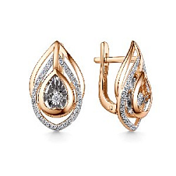 Серьги с бриллиантом grigoriev 02-11-51137-31-00