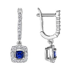 Серьги с бриллиантом 2004E-W10