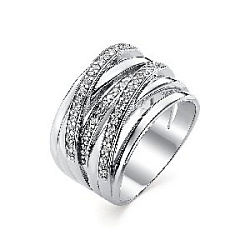 Кольцо из серебра АЛЬКОР 01-0668/00КЦ-00