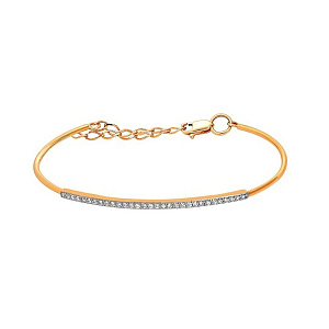Браслет жесткий из золота RUSGOLDART 603107 1 1 1