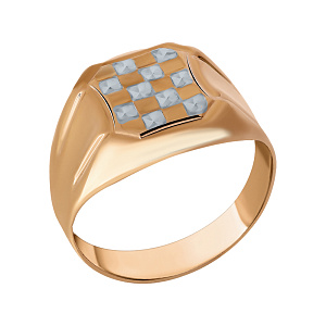 Кольцо мужское из золота Maskom ТКМ 6-13