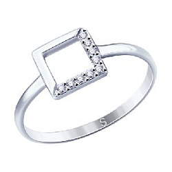 Кольцо из серебра SOKOLOV 94012741