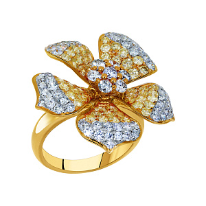 Кольцо с бриллиантом SARGON RCG0135R-2