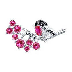 Брошь из серебра SOKOLOV 94040139