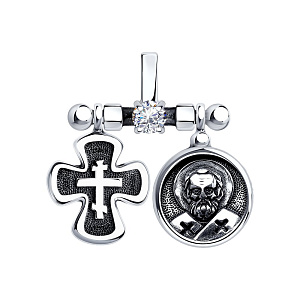 Подвеска икона из серебра SOKOLOV 95-130-00931-1