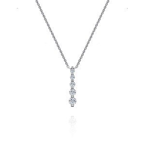 подвеска с цепью с бриллиантом МЭЮЗ 24857