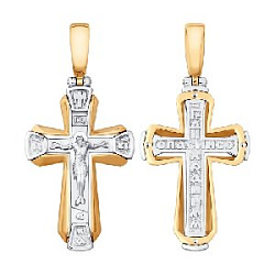 Подвеска крест из золота SOKOLOV 121419