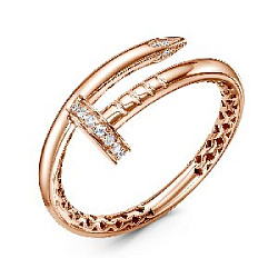 Кольцо с бриллиантом Rose Grace 12-075-100-1К