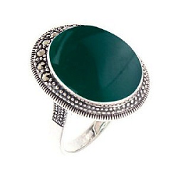 Кольцо из серебра Марказит HR560