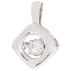 Подвеска с бриллиантом Бриант PWI8198D