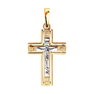 Подвеска крест из золота SOKOLOV 120316