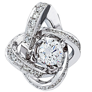 Подвеска с бриллиантом Арт-Модерн 050530