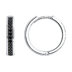 Серьги из серебра SOKOLOV 94-120-01549-1