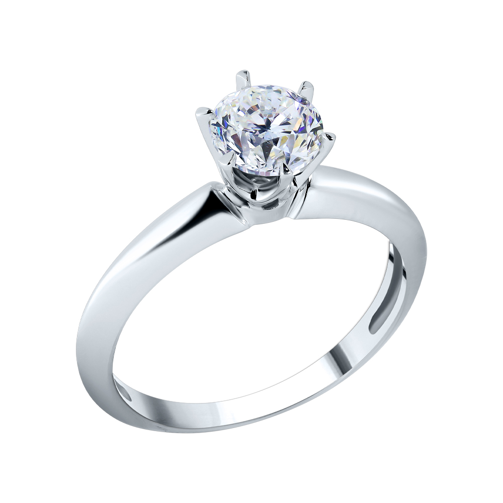 Кольцо помолвочное с бриллиантом ГАЛЕРЕЯ ЭКСКЛЮЗИВА 4510097