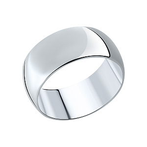 Кольцо обручальное из серебра 5912112/8