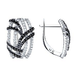 Серьги из серебра SOKOLOV 94-120-00779-1