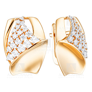 Серьги из золота кл4318а-01