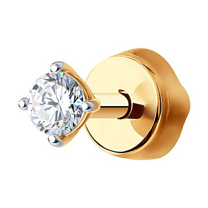 Серьга из золота SOKOLOV 170022