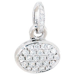 Подвеска с бриллиантом Арт-Модерн 050665-Б