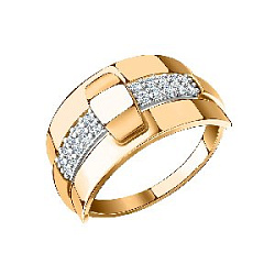 Кольцо из золота САНИС 01-118242