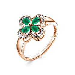 Кольцо с бриллиантом Klondike 01-00403-01-014-01-04