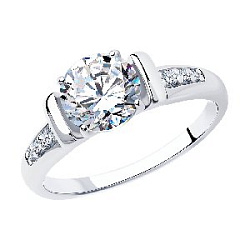 Кольцо из серебра SOKOLOV 94012674