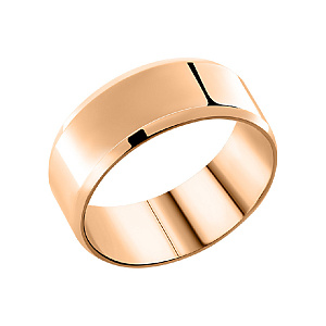 Кольцо обручальное из красного золота 7112118