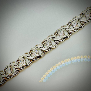 Браслет из серебра Сереброника БРБФ0,6-11