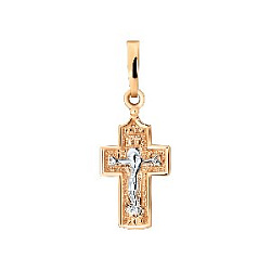 Подвеска крест из золота АЛЕКСАНДРА Кр034-01