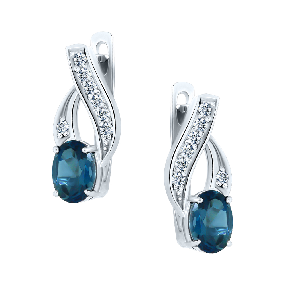 Серьги из серебра Русский СтилЬ 16233802