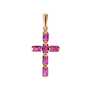 Подвеска крест из золота MAGIC STONES 04-1-038-1600-010