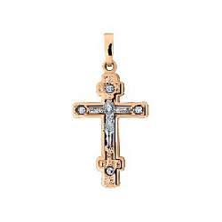 Подвеска крест из золота АЛЕКСАНДРА Кр156-01