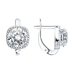 Серьги из серебра SOKOLOV 94027339